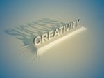 Creativity = Success Stock Photo