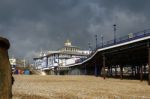 Eastbourne, Sussex/uk - February 19 : View Of The Pier In Eastbo Stock Photo