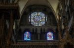 Interior View Of Canterbury Cathedral Stock Photo