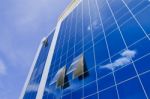 Blue Sky And Office Building Stock Photo