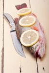 Fresh Whole Raw Fish Stock Photo