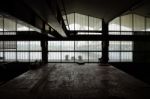 Interior Of Abandon Architecture Stock Photo