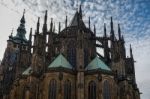 St Vitus Cathedral In Prague Stock Photo