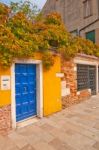 Venice Italy Unusual Scenic View Stock Photo