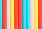 Colorful Straws Stock Photo