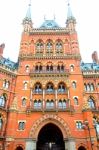 In London England   Brick Exterior Wall Stock Photo