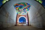 Gyeongbokgung Palace At Night In Seoul,korea Stock Photo