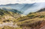 Mountains Landscape Near San Cristobal Verapaz, Guatemala Stock Photo