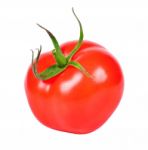 Tomato Isolated On The White Background Stock Photo