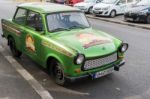 Bucharest/romania - September 21 : Trabant Parked In Bucharest R Stock Photo