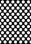 Black Polka Dots Stock Photo