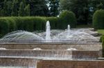 Water Feature In Alnwick Castle Gardens Stock Photo