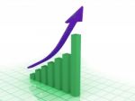 Growing Business Graph Stock Photo