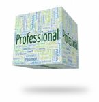 Professional Word Shows Professions Specialist And Expertise Stock Photo