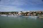 Belgrade, Capital Of Serbia, View From The River Sava Stock Photo