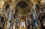 Inside View Of A Catherdral Stock Photo