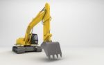 3d Professional Digger Stock Photo