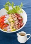 Fresh Caesar Salad Stock Photo