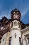 Sinaia, Wallachia/romania - September 21 : Exterior View Of Pele Stock Photo