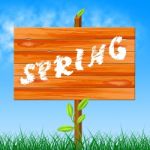 Nature Spring Shows Seasons Environmental And Countryside Stock Photo