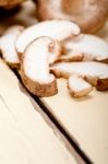 Shiitake Mushrooms Stock Photo