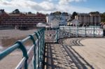 Cardiff Uk March 2014 - View Of Penarth Pier Stock Photo