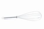 Metal Whisk On White Background Stock Photo