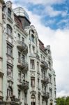 Baroque Building In Vienna Stock Photo