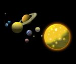 Solar System Planets Sun Stock Photo