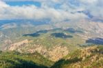 Highland Landscape In Rural Guatemala Area Stock Photo