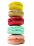 Colorful Macaroons  Stock Photo