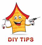 Diy Tips Means Do It Yourself Tricks Stock Photo