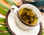 Tea On Patio Indicates Drink Outside And Teas Stock Photo