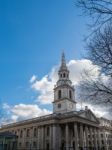 St Martin-in-the-fields Church  Trafalgar Square Stock Photo