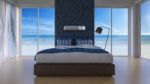 3d Seaview Bedroom Stock Photo