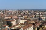 View Of Verona From The Lamberti Tower Stock Photo