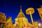 Wat Phra That Doi Suthep In Chiang Mai, Thailand Stock Photo