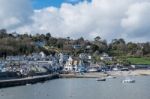 Boats In The Harbour At Lyme Regis Stock Photo