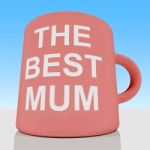 The Best Mum Mug Stock Photo