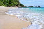 Beach And Waves At Similan National Park In Thailand Stock Photo