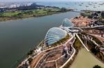 New Botanical Gardens Under Construction In Singapore Stock Photo