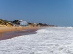 Albufeira, Southern Algarve/portugal - March 10 : View Of The Be Stock Photo