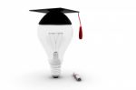 Creative Education Concept With A Light Bulb Stock Photo