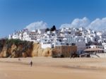 Albufeira, Southern Algarve/portugal - March 10 : View Of The Be Stock Photo