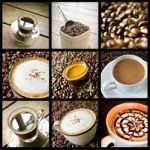 Coffee Collage Stock Photo