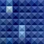 Cobalt Blue Abstract Low Polygon Background Stock Photo