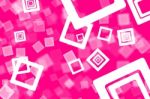 Pink Square Bokeh Background Stock Photo