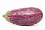 Eggplant Isolated On A White Background Stock Photo