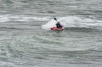 Kayaking In Cornwall Stock Photo