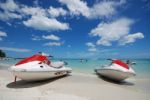 Nice Beach View Stock Photo